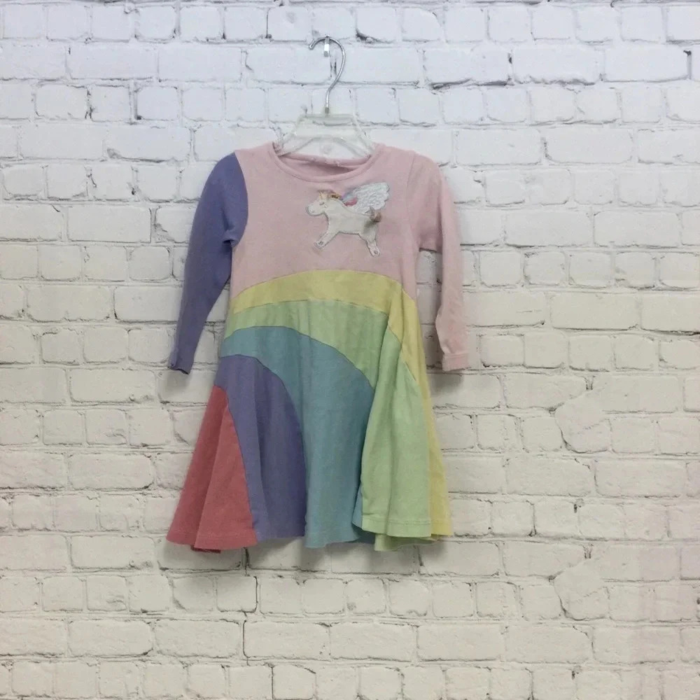 Unicorn Dress Rainbow size 2T